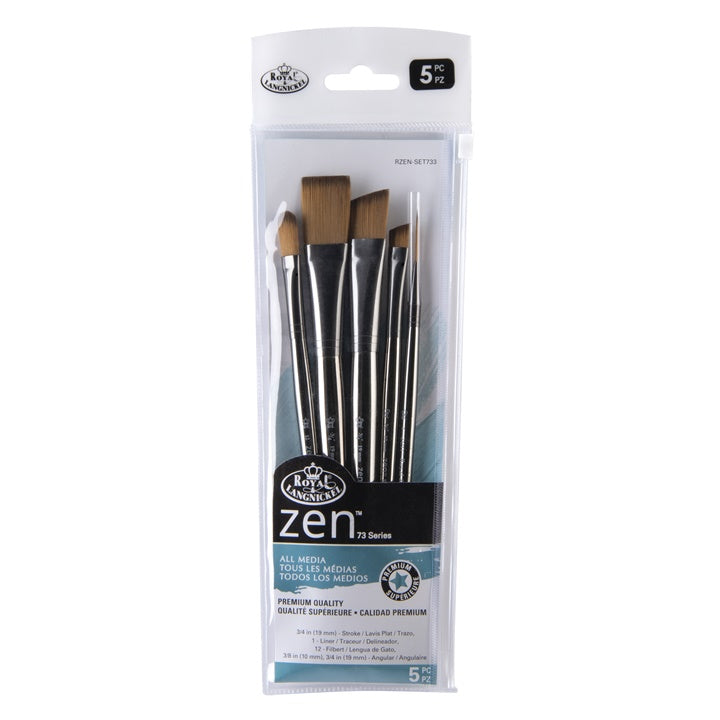Royal and Langnickel Zen 73 Gemischtes Pinselset | ARTMIE