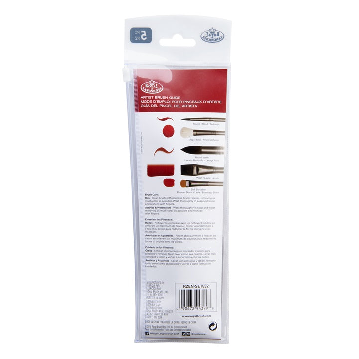 Royal and Langnickel Zen Serie 83 Vielseitiges Pinselset – Detailansicht 3 | ARTMIE