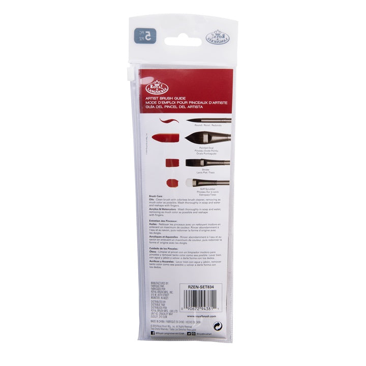 Royal and Langnickel Zen 83 Gemischtes Pinselset – Detailansicht 3 | ARTMIE