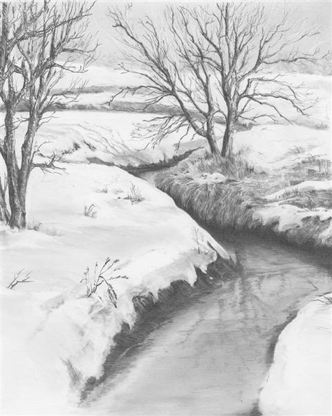 Zeichnungsset - Winter Creek | ARTMIE