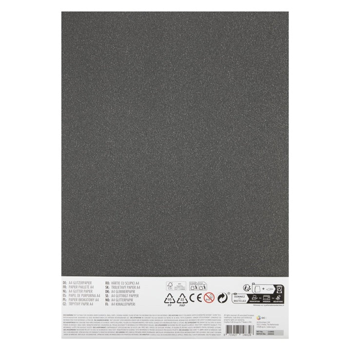 Glitzerndes farbiges Papier A4 – Detailansicht 2 | ARTMIE