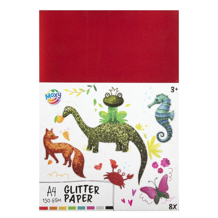Glitzerndes farbiges Papier A4 | ARTMIE