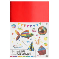 Spiegelkarton Pack A4 250 GSM - 10 Blätter, 10 Farben | ARTMIE