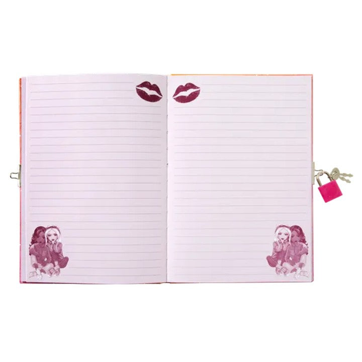 BESTIES A5 Tagebuch mit Schloss 60 Blatt – Detailansicht 4 | ARTMIE