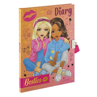 BESTIES A5 Tagebuch mit Schloss 60 Blatt | ARTMIE