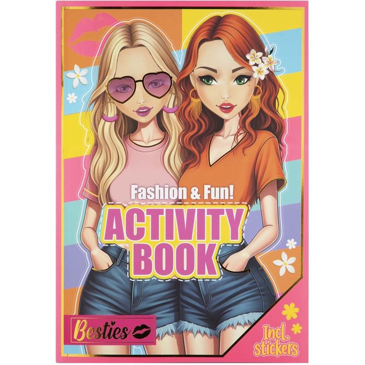 BESTIES Activity Book A4 - Mode &amp; Aufkleber | ARTMIE