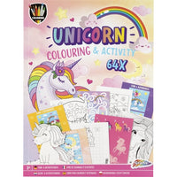 Einhorn Mal- &amp; Activitybuch A4 64 Seiten von GRAFIX – Detailansicht 2 | ARTMIE