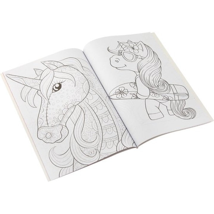 Einhorn Mal- &amp; Activitybuch A4 64 Seiten von GRAFIX – Detailansicht 3 | ARTMIE