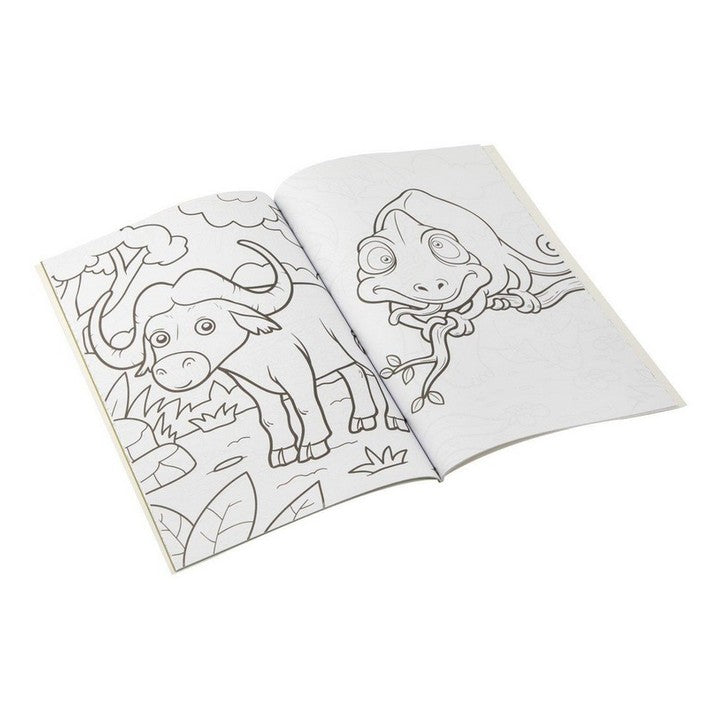 MOXY Dschungel Malbuch &amp; Activity Buch A4 64 Seiten – Detailansicht 3 | ARTMIE