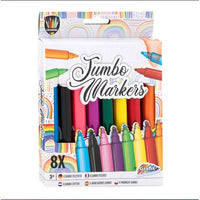 MOXY Jumbo-Marker-Set 8 Farben - Kinder-Kunstmarker | ARTMIE
