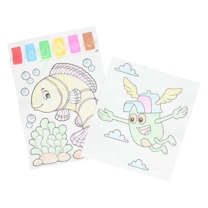 Malen mit Wasser Kit 10 Blätter + 2 Pinsel – Detailansicht 3 | ARTMIE