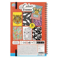 Colour by Number Activity Book 23×16 cm - 36 Blätter mit 12 Farben – Detailansicht 3 | ARTMIE