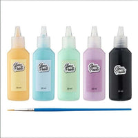 Glasmalfarben Set mit Pinsel 5x20 ml – Detailansicht 2 | ARTMIE