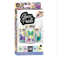 Glasmalfarben Set mit Pinsel 5x20 ml | ARTMIE