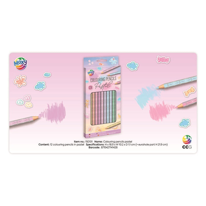 Pastell Buntstifte 12 Stück – Detailansicht 3 | ARTMIE