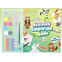 MOXY Activity- und Malbuch-Set mit Farben, Stiften und Aufklebern | ARTMIE