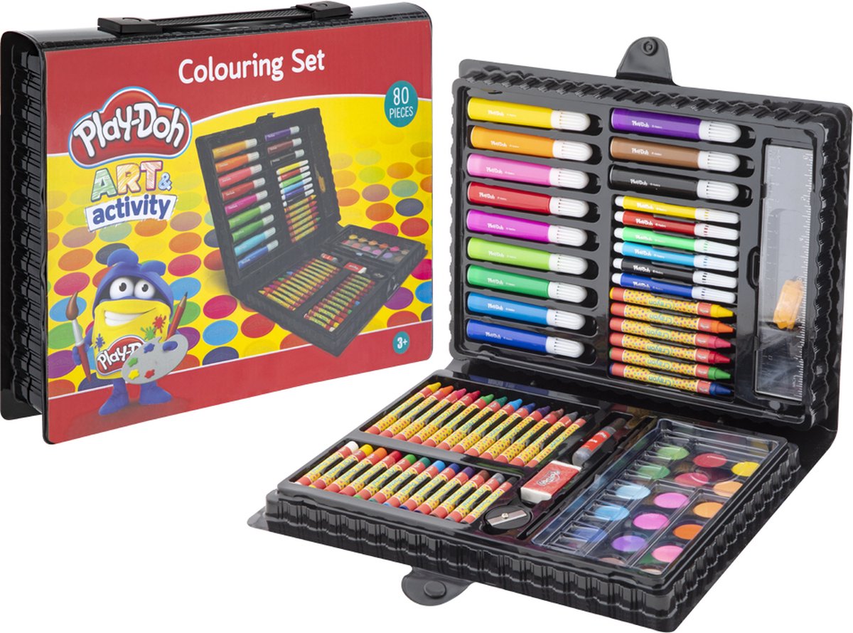 Kunstset für Kinder Play-Doh 80 Stück | ARTMIE