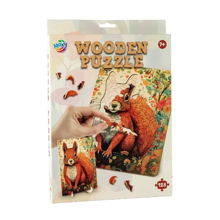 Holzpuzzle Eichhörnchen 130Stück MOXY | ARTMIE
