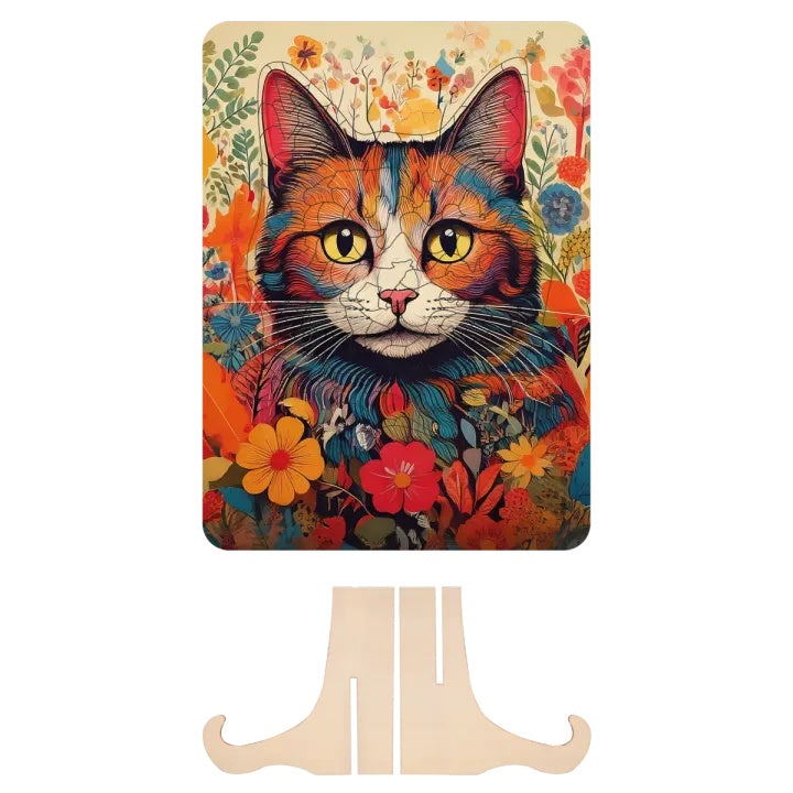 Holzpuzzle Katze mit einzigartigen Formen 130 Stück – Detailansicht 4 | ARTMIE