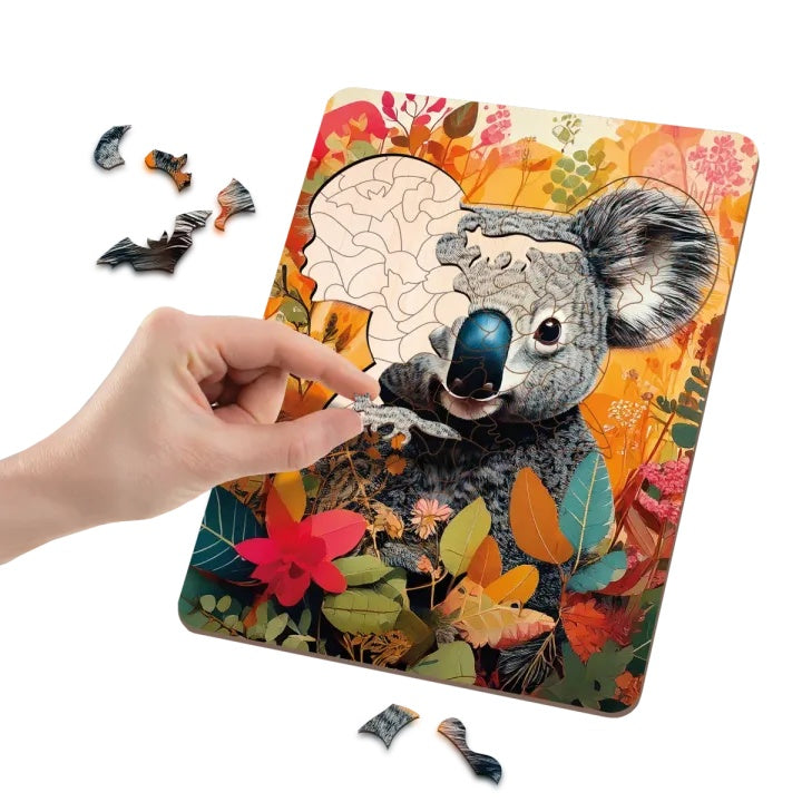 Holzpuzzle Koala Einzigartige Formen 130 Stück MOXY – Detailansicht 2 | ARTMIE