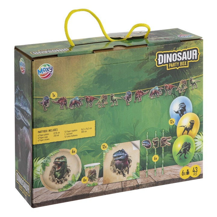 Dinosaurier Thematisches Kinder Party Set 43 Teile – Detailansicht 3 | ARTMIE