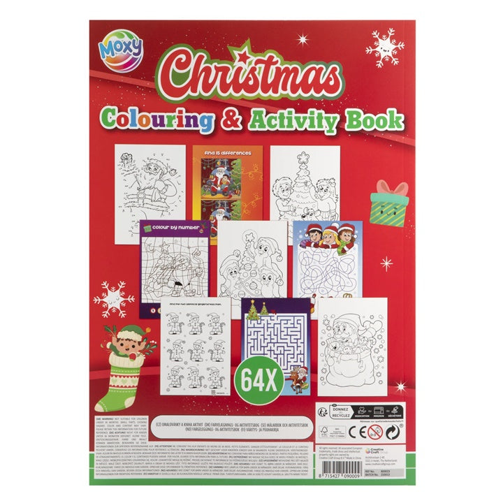Mal- und Bastelbuch Weihnachten A4 – Detailansicht 2 | ARTMIE