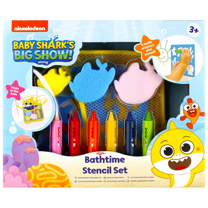 Baby Sharks Buntstiftset für die Badewanne | ARTMIE