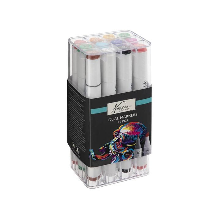 Nassau Fine Art Dual Tip Marker Satz von 12 | ARTMIE