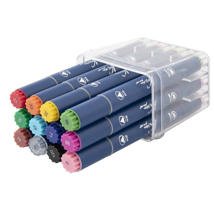 Satz doppelseitiger Marker Nassau Fine Art 12 Stück – Detailansicht 2 | ARTMIE