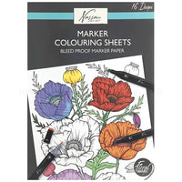 Malbuch Blumen für Marker-Zeichnung | ARTMIE