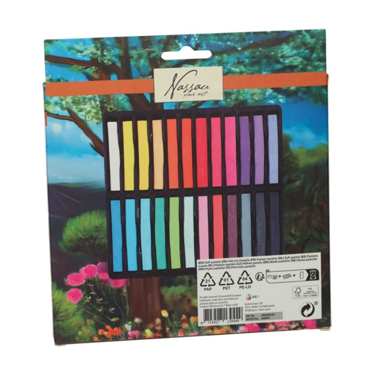 Nassau Trockenpastell-Set 24 Stück – Detailansicht 2 | ARTMIE