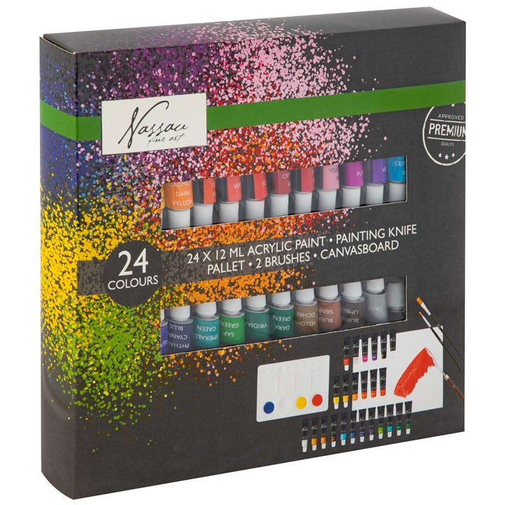 Nassau Fine Art Acrylmalerei Set 29 Stück | ARTMIE