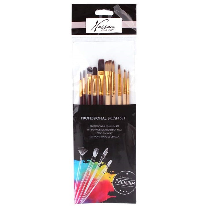 Nassau Fine Art Pinselset - 10 Teile | ARTMIE