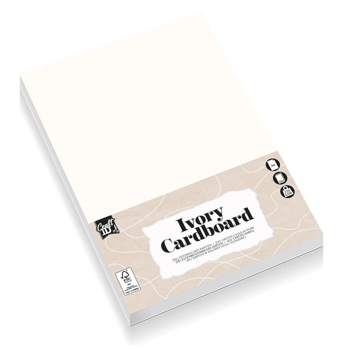 Elfenbeinfarbener Papierblock A4 10 Blatt | ARTMIE