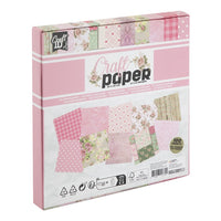 Scrapbooking-Papier 20 x 20 cm | rosa Farbtöne – Detailansicht 2 | ARTMIE
