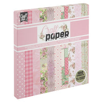Scrapbooking-Papier 20 x 20 cm | rosa Farbtöne | ARTMIE