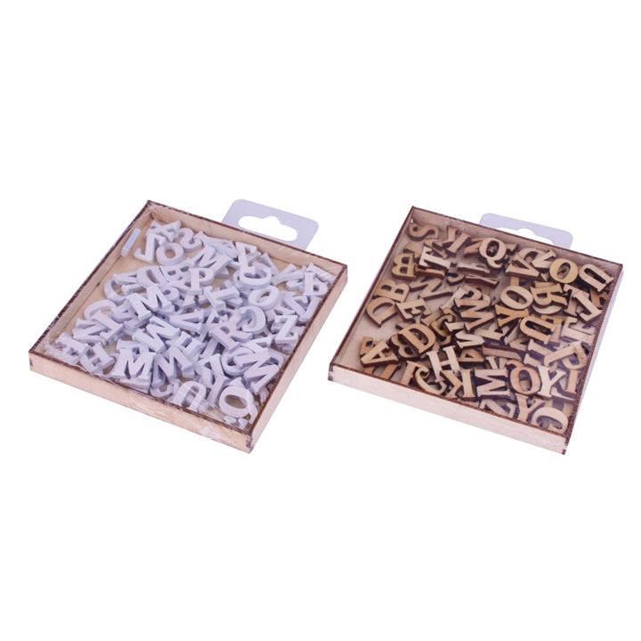 Holzbuchstaben Craft Sensations 104 Stück | verschiedene Farben | ARTMIE
