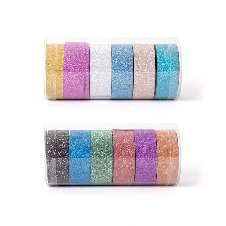 Set mit Glitzer Washi Klebebändern | verschiedene Farbtöne | ARTMIE