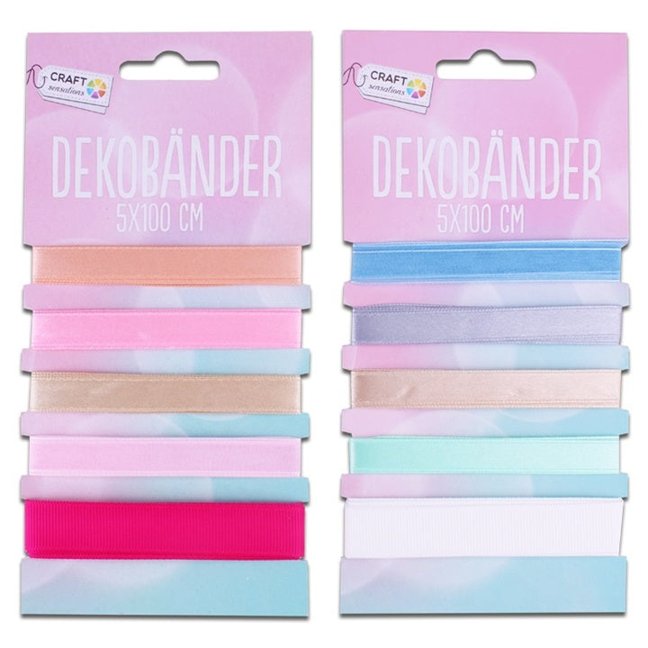 Dekoband Craft Sensations 100 cm - 5 St. | verschiedene Farben | ARTMIE