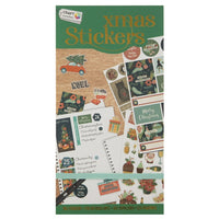 Weihnachts-Stickerbuch | grüner Einband | ARTMIE