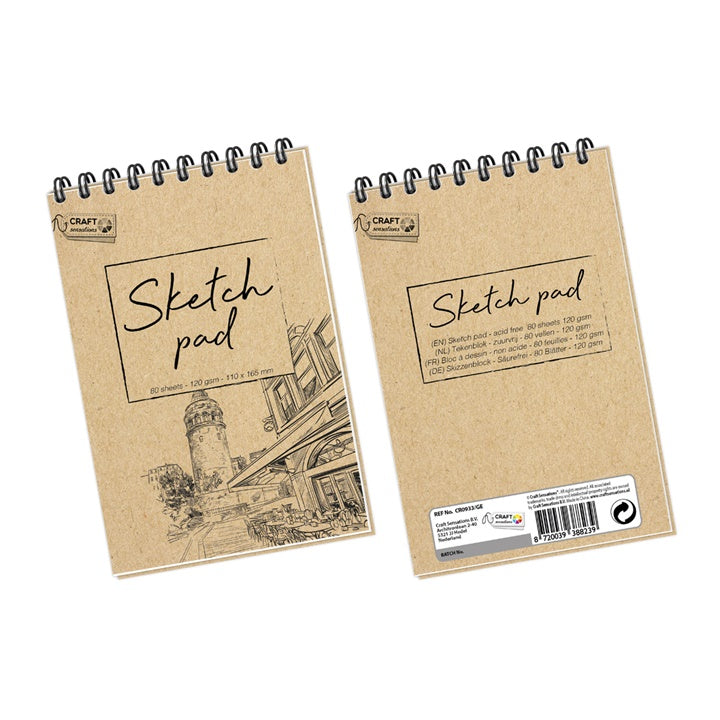 Skizzenblock Craft Sensations 11x16,5 cm - 80 Blatt | ARTMIE