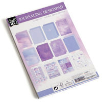 Scrapbooking Papierblock A5 24 Blatt lila – Detailansicht 2 | ARTMIE