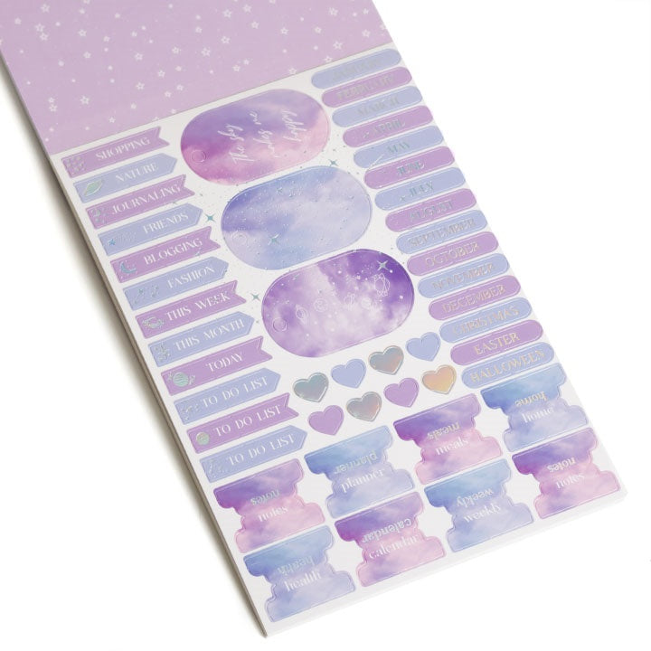 Scrapbooking Papierblock A5 24 Blatt lila – Detailansicht 4 | ARTMIE