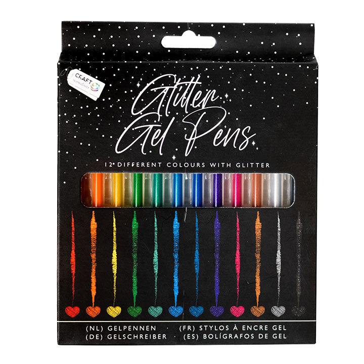 Metallische Gelschreiber - 12er-Set | ARTMIE