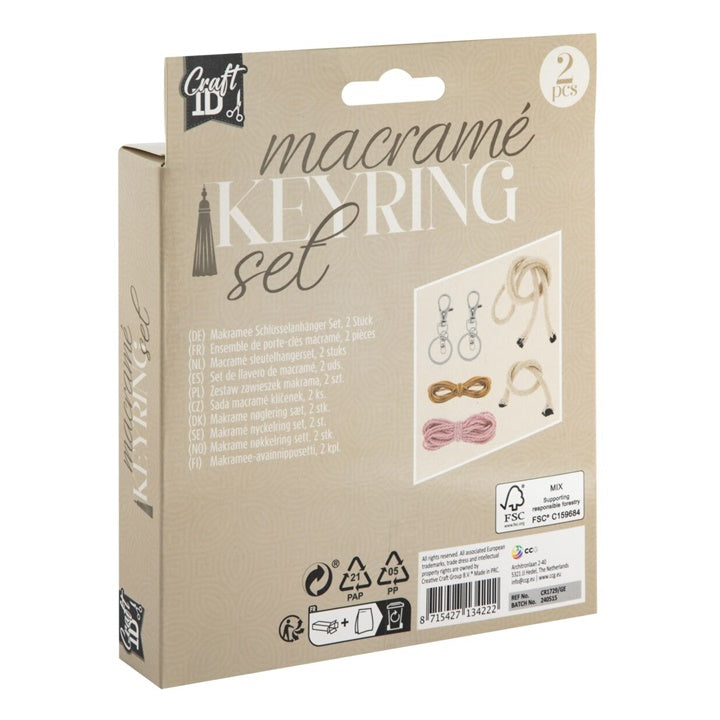 Makramee-Schlüsselanhänger-Set – Detailansicht 2 | ARTMIE