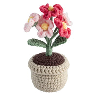 DIY Häkelset Blumentopf rosa Blumen – Detailansicht 4 | ARTMIE