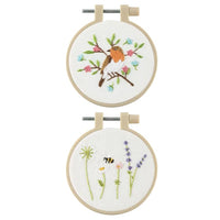 Mini-Stickerei-Set 2 Stück Ø 8,5 cm – Detailansicht 3 | ARTMIE