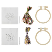Mini-Stickerei-Set 2 Stück Ø 8,5 cm – Detailansicht 4 | ARTMIE