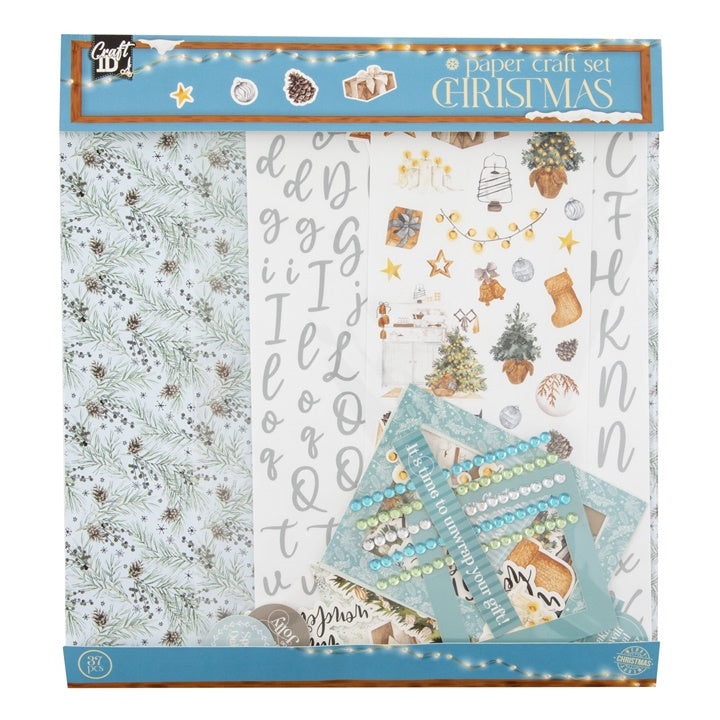 Weihnachten Scrapbooking Set Blau | ARTMIE