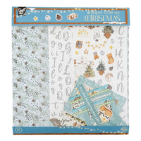 Weihnachten Scrapbooking Set Blau | ARTMIE